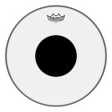 Remo 20" Controlled Sound Clear Black Dot Bassdrum
