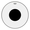 Remo 24" Controlled Sound Clear Black Dot Bassdrum