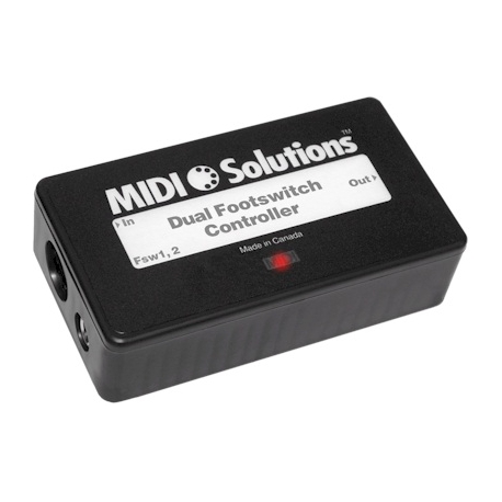 MIDI Solutions Dual Footswitch Controller