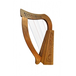 Muzikkon O'Carolan Harp 12 Strings Walnut