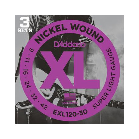 D'Addario EXL 120-3D