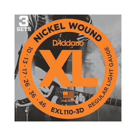 D'Addario EXL 110-3D