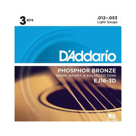 D'Addario EJ16-3D